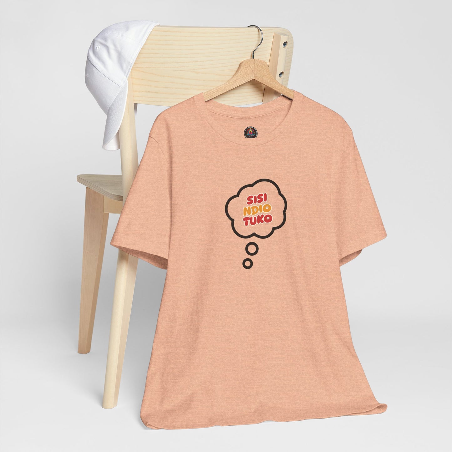Unisex T-shirt Sisi Ndio Tuko African Print Men Women Tee