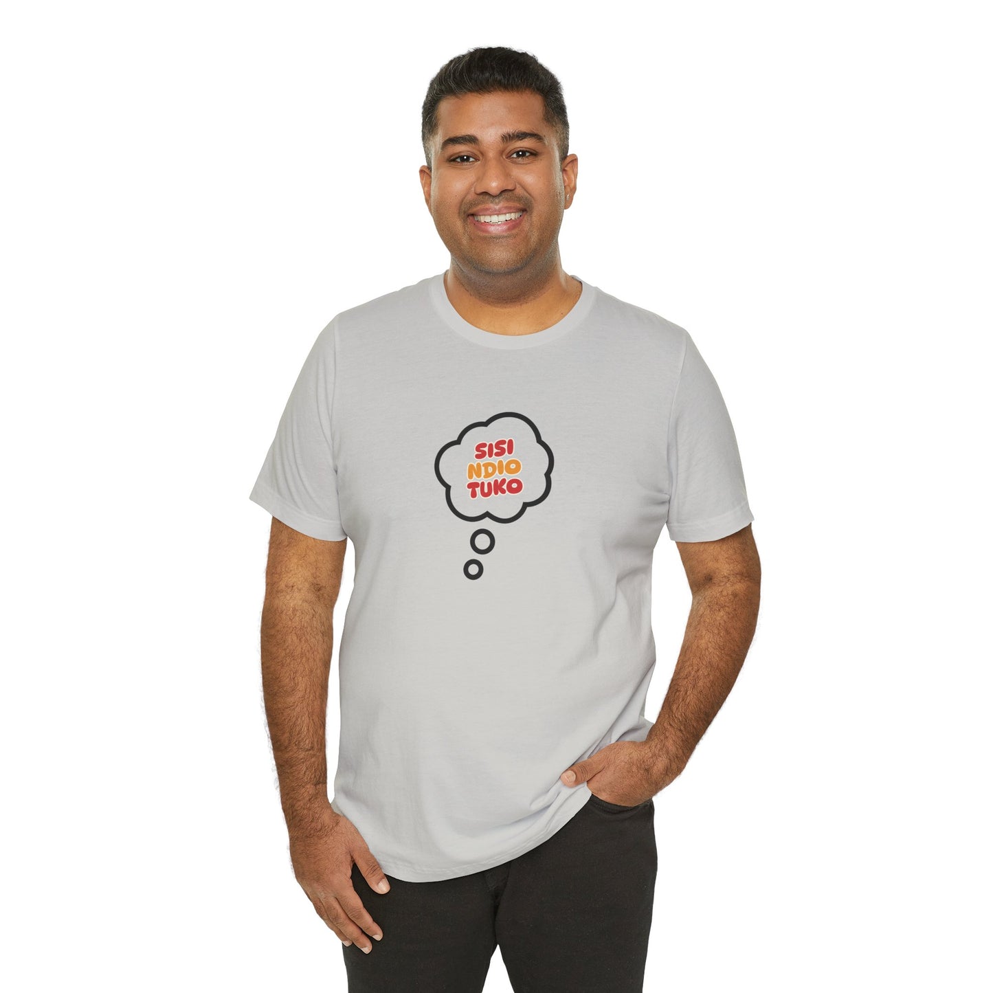 Unisex T-shirt Sisi Ndio Tuko African Print Men Women Tee