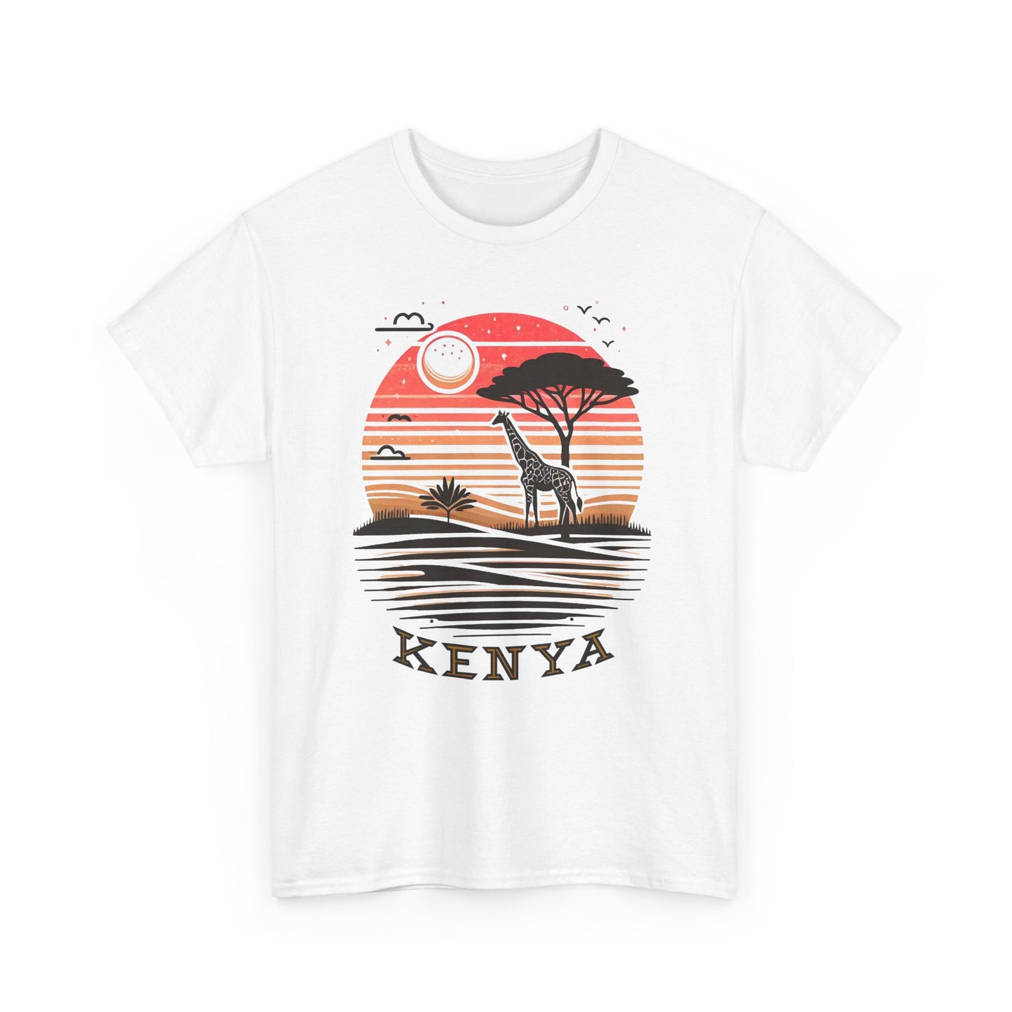 Kenya Landscape T-Shirt — Scenic African Savanna Graphic Tee
