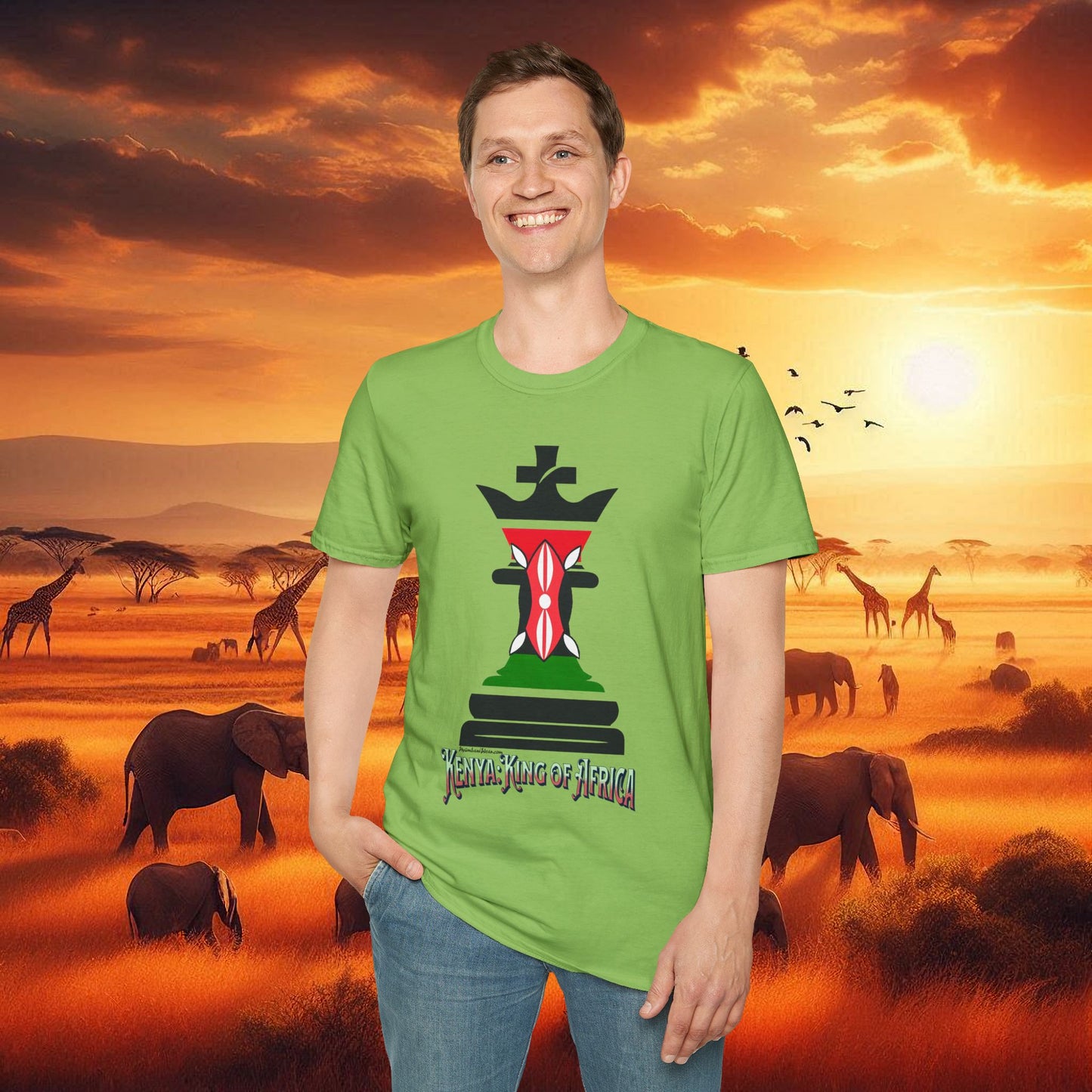 Kenya King of Africa Elevation T-Shirt