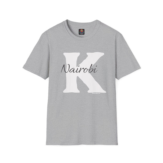 Graphic Tee: K with Nairobi Unisex Softstyle T-Shirt