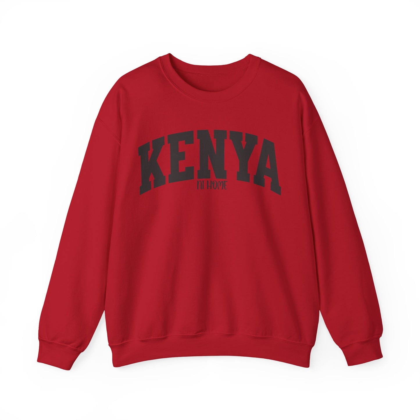 Kenya Campus Crewneck Sweatshirt — Vintage Collegiate Kenya Pullover