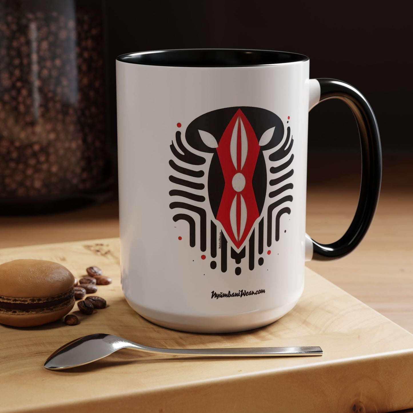 Kenyan Graphic Coffee Mug - Kenyan Tea Coffee