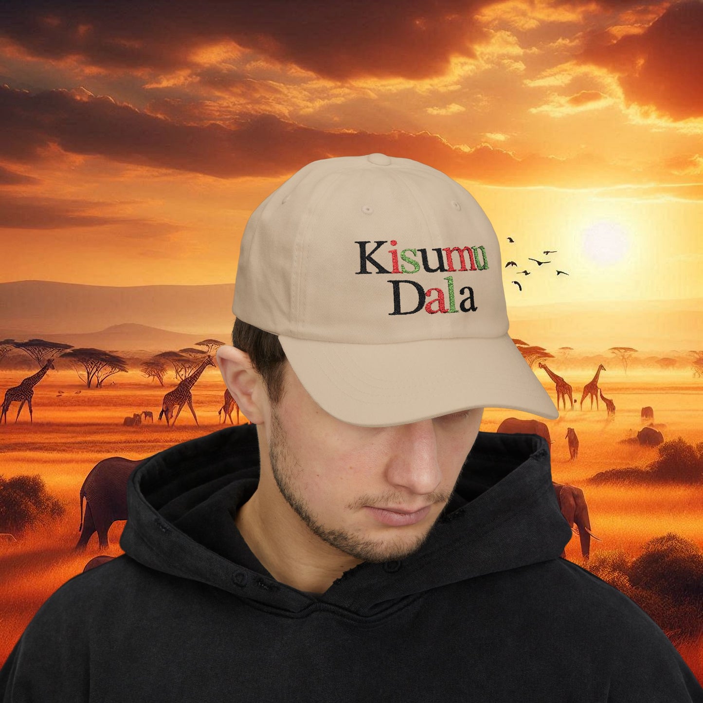 Kisumu Embroidered Cap in Multi-Color