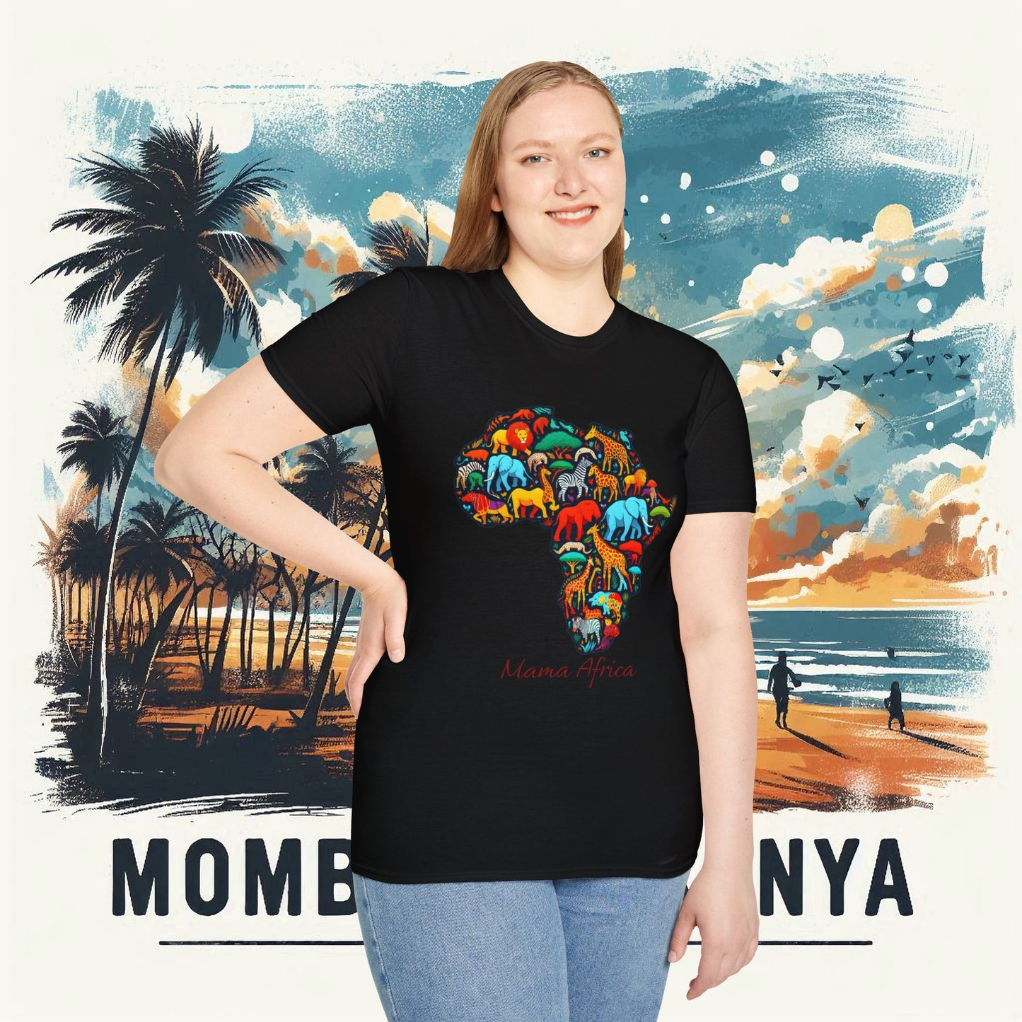 Mama Africa   Unisex Softstyle T-Shirt