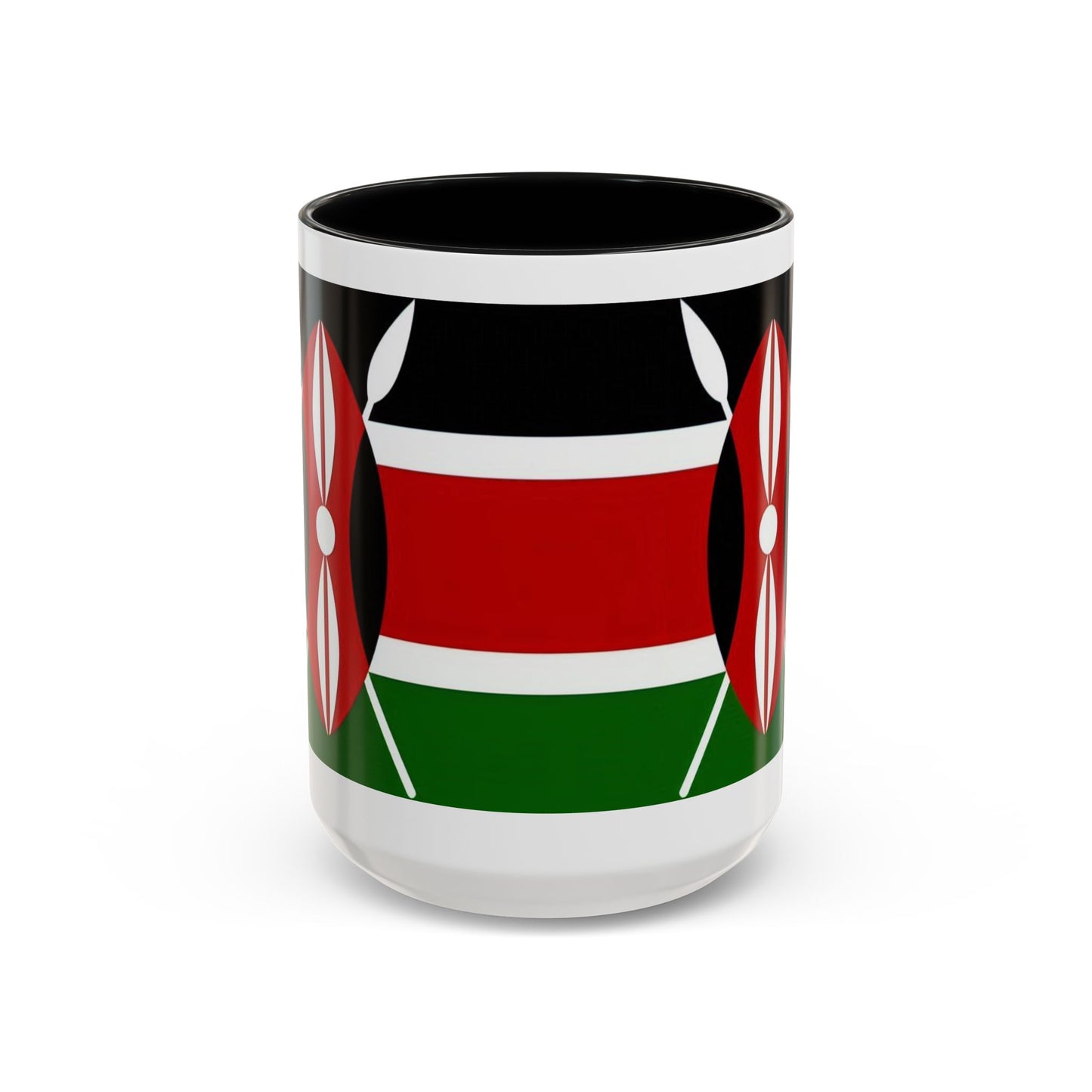 Kenyan Flag Accent Coffee Mug | 11oz & 15oz
