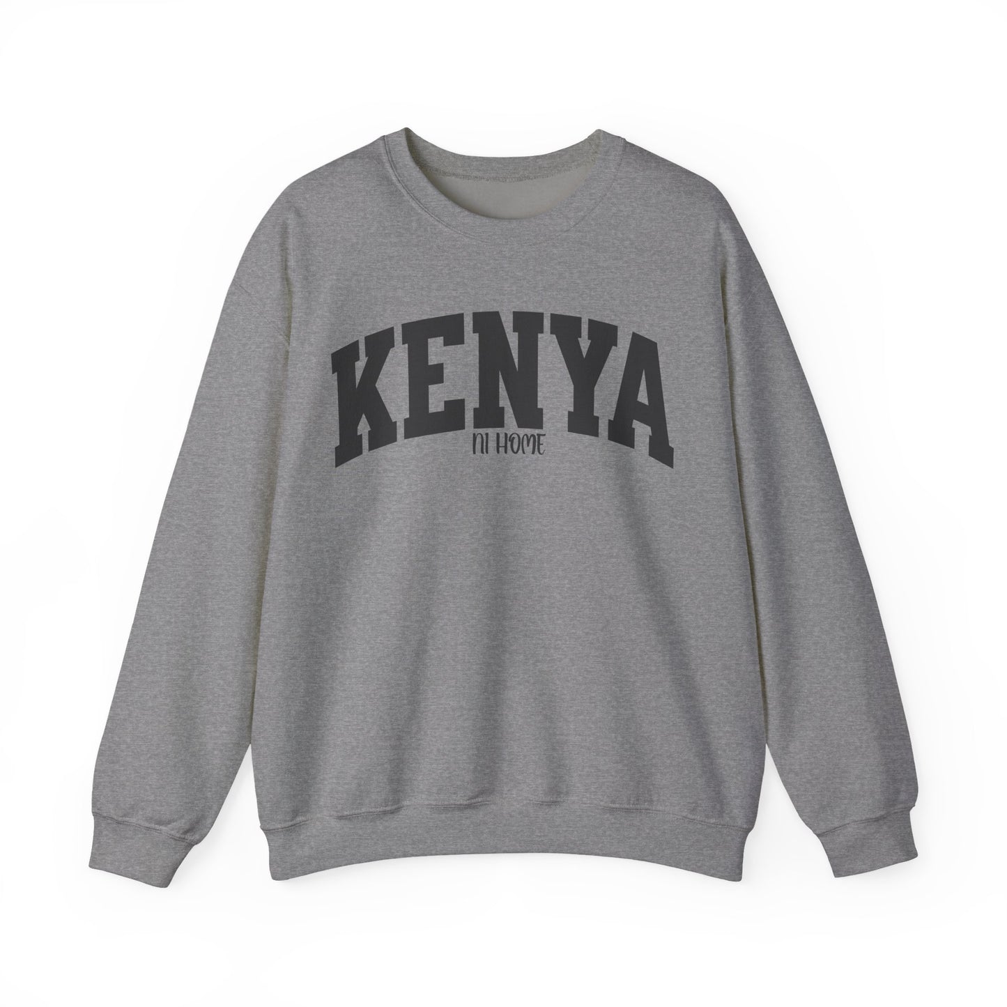 Kenya Campus Crewneck Sweatshirt — Vintage Collegiate Kenya Pullover