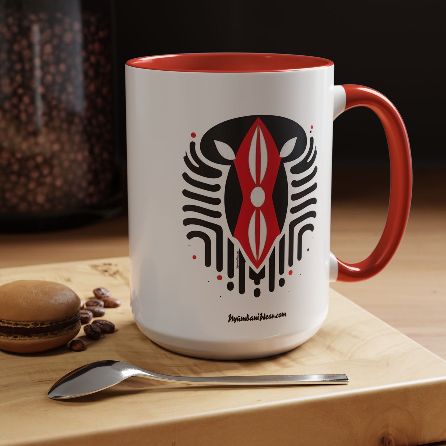 Kenyan Graphic Coffee Mug - Kenyan Tea Coffee