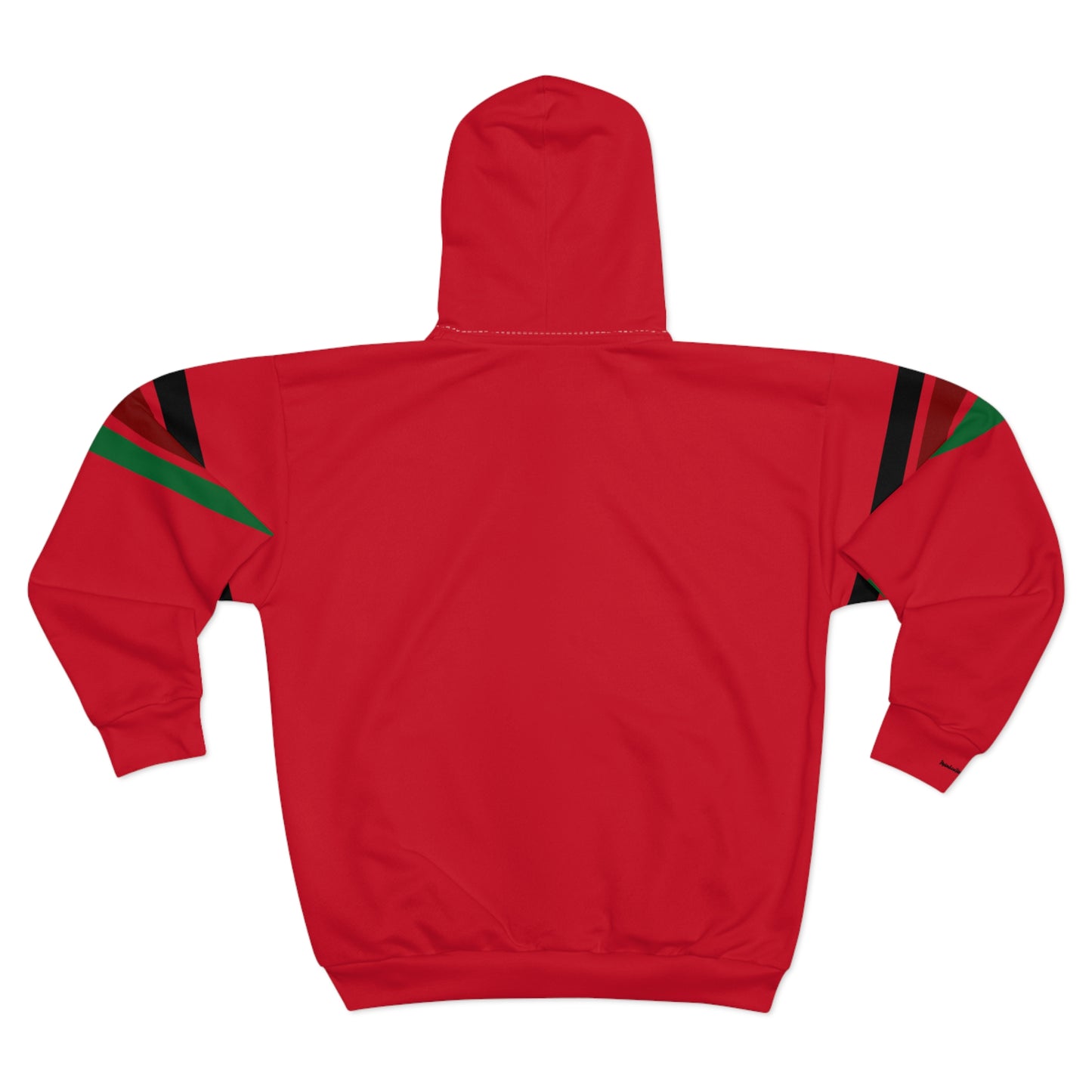 Kenyan Striped Sleeve Zip Hoodie