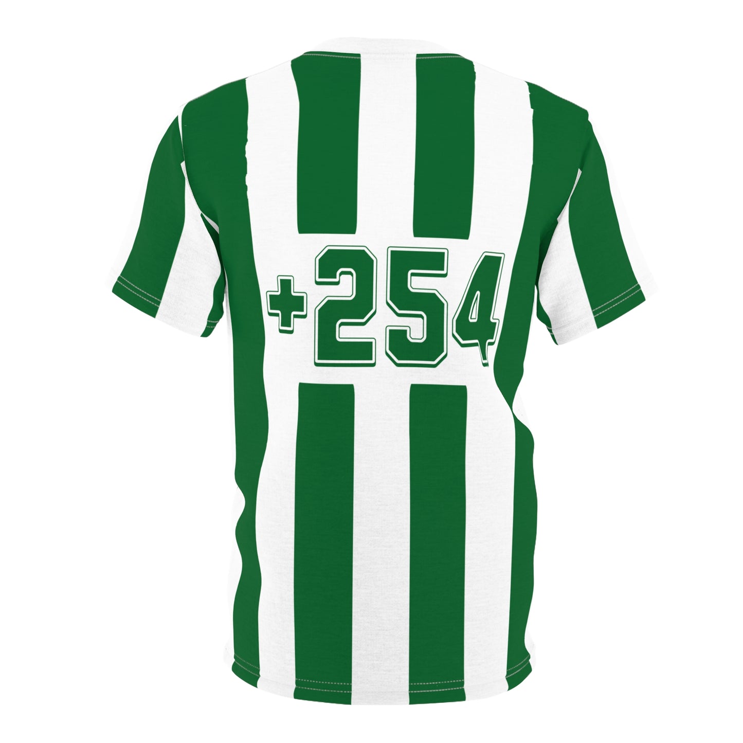 Soccer Jersey Tee - +254 Kenya Striped Design