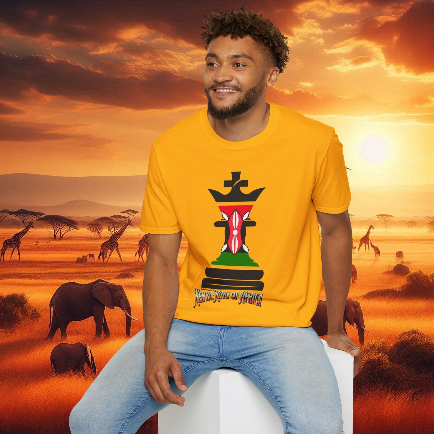 Kenya King of Africa Elevation T-Shirt