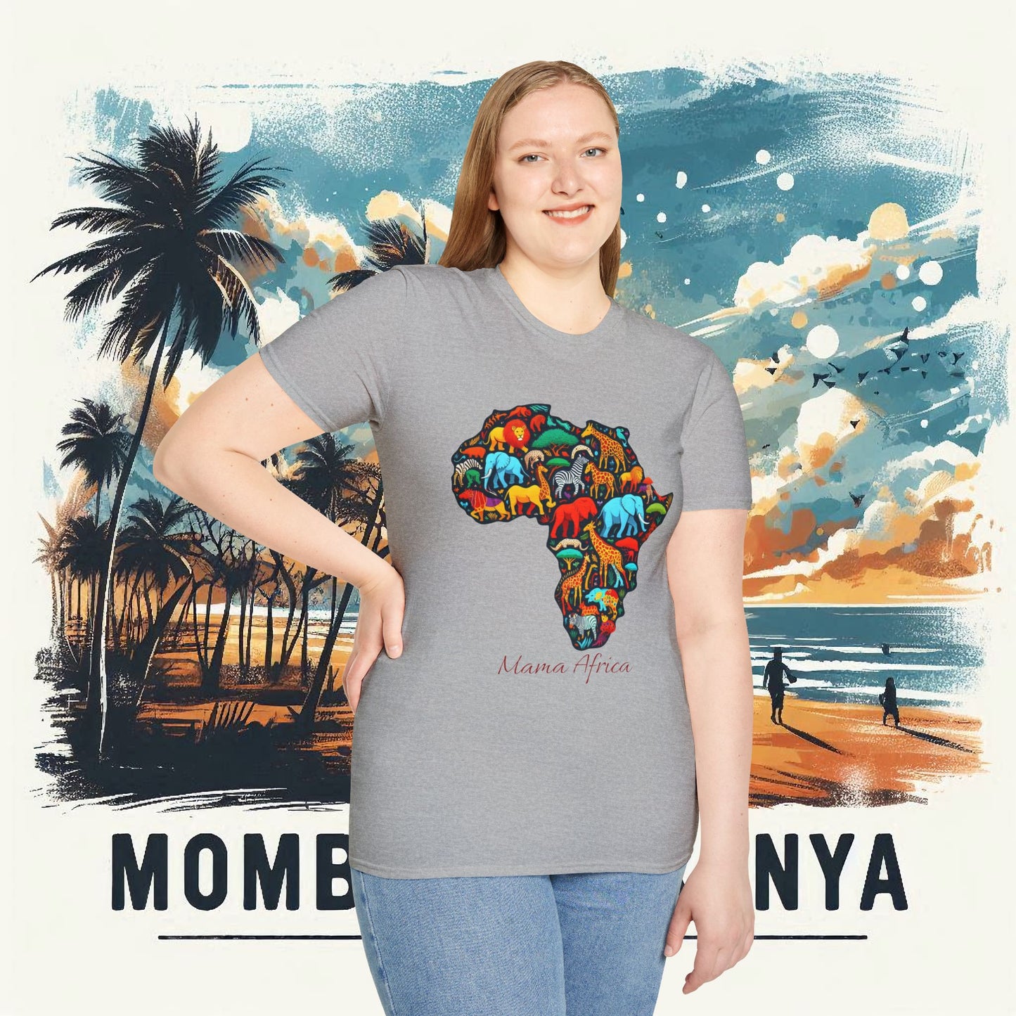 Mama Africa   Unisex Softstyle T-Shirt