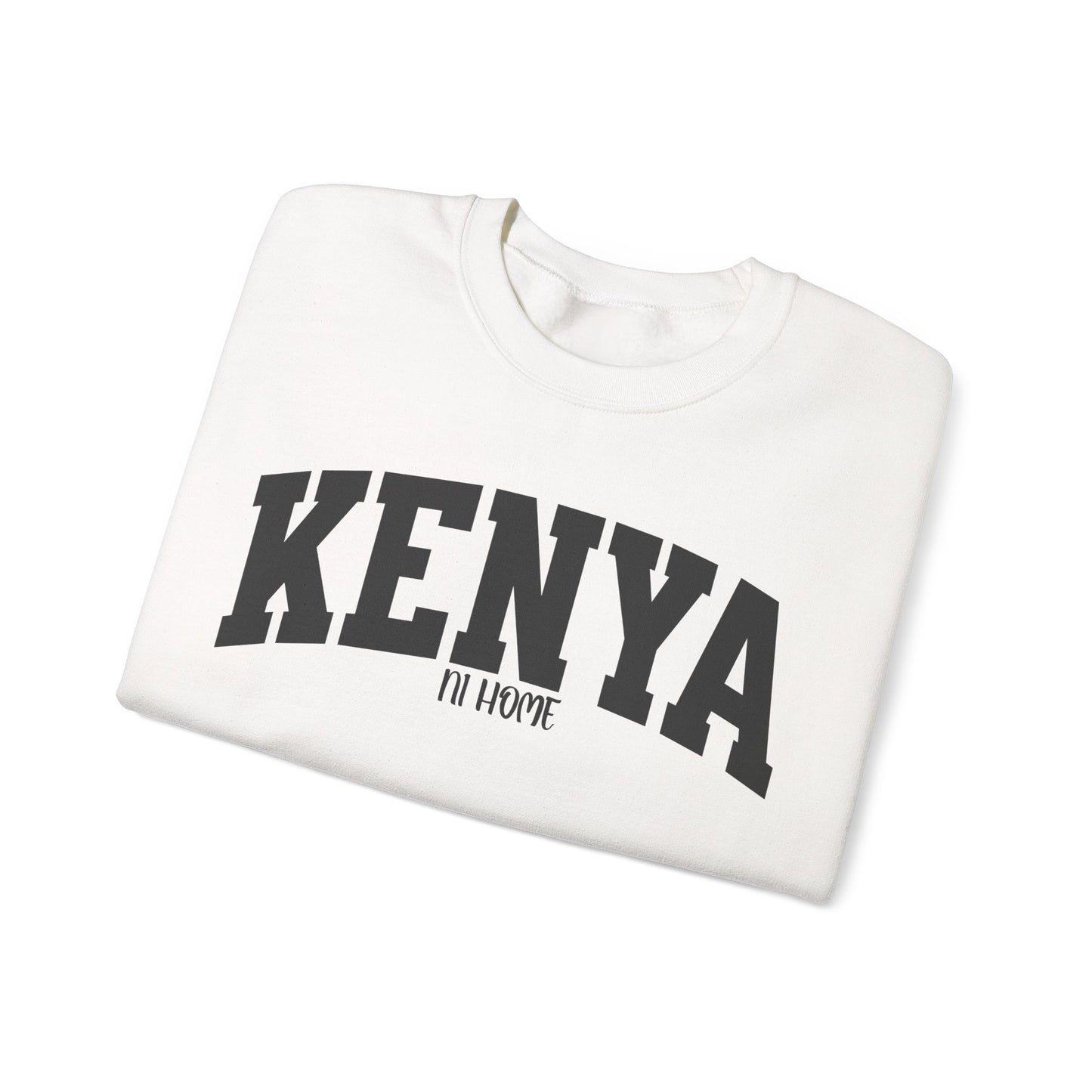 Kenya Campus Crewneck Sweatshirt — Vintage Collegiate Kenya Pullover