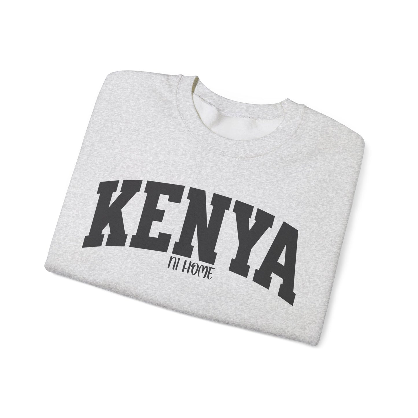 Kenya Campus Crewneck Sweatshirt — Vintage Collegiate Kenya Pullover