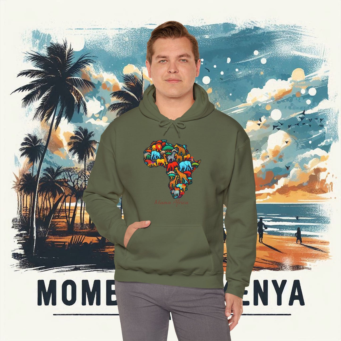 Mama Africa Unisex Heavy Blend™ Hooded Sweatshirt