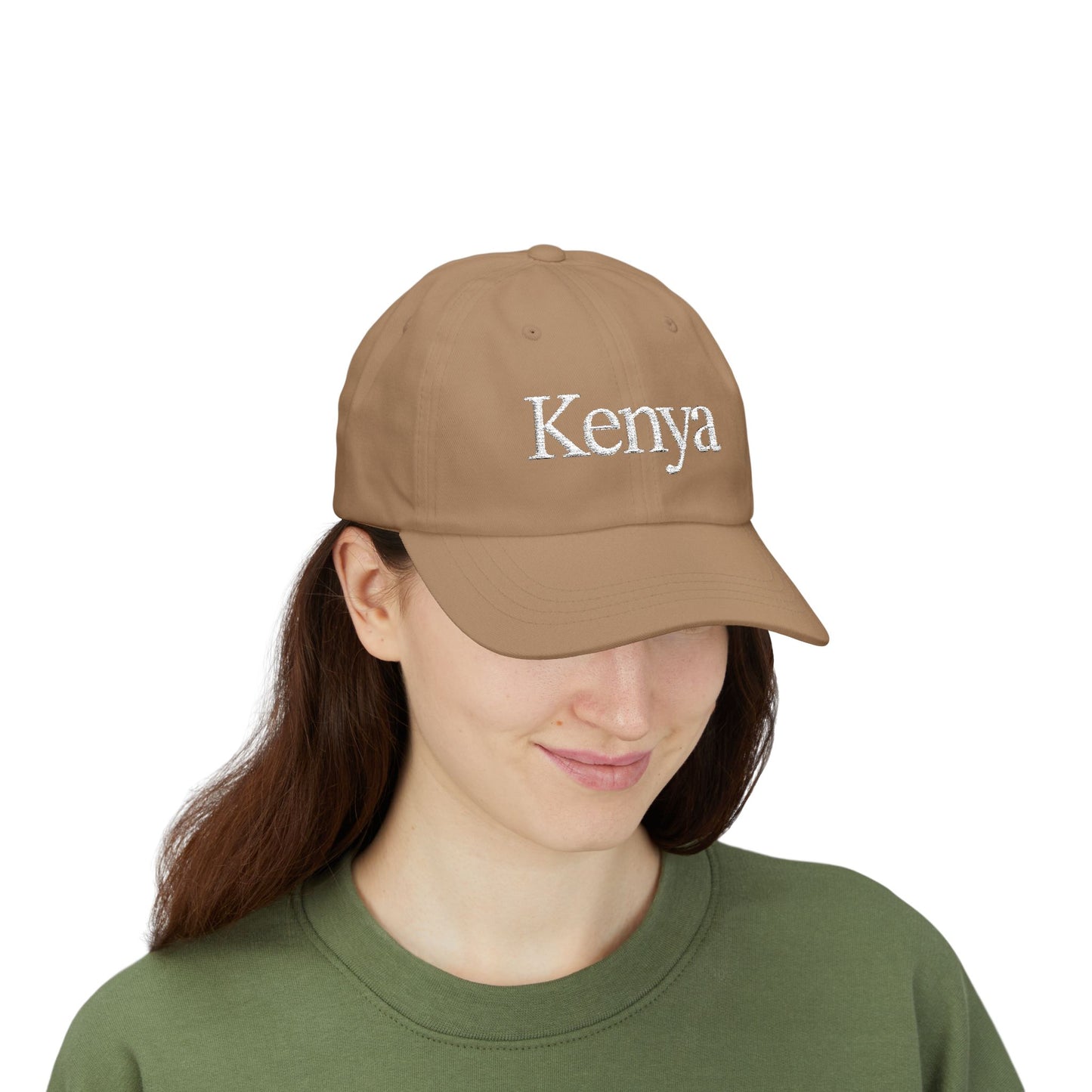 White Kenya Embroidered Cap