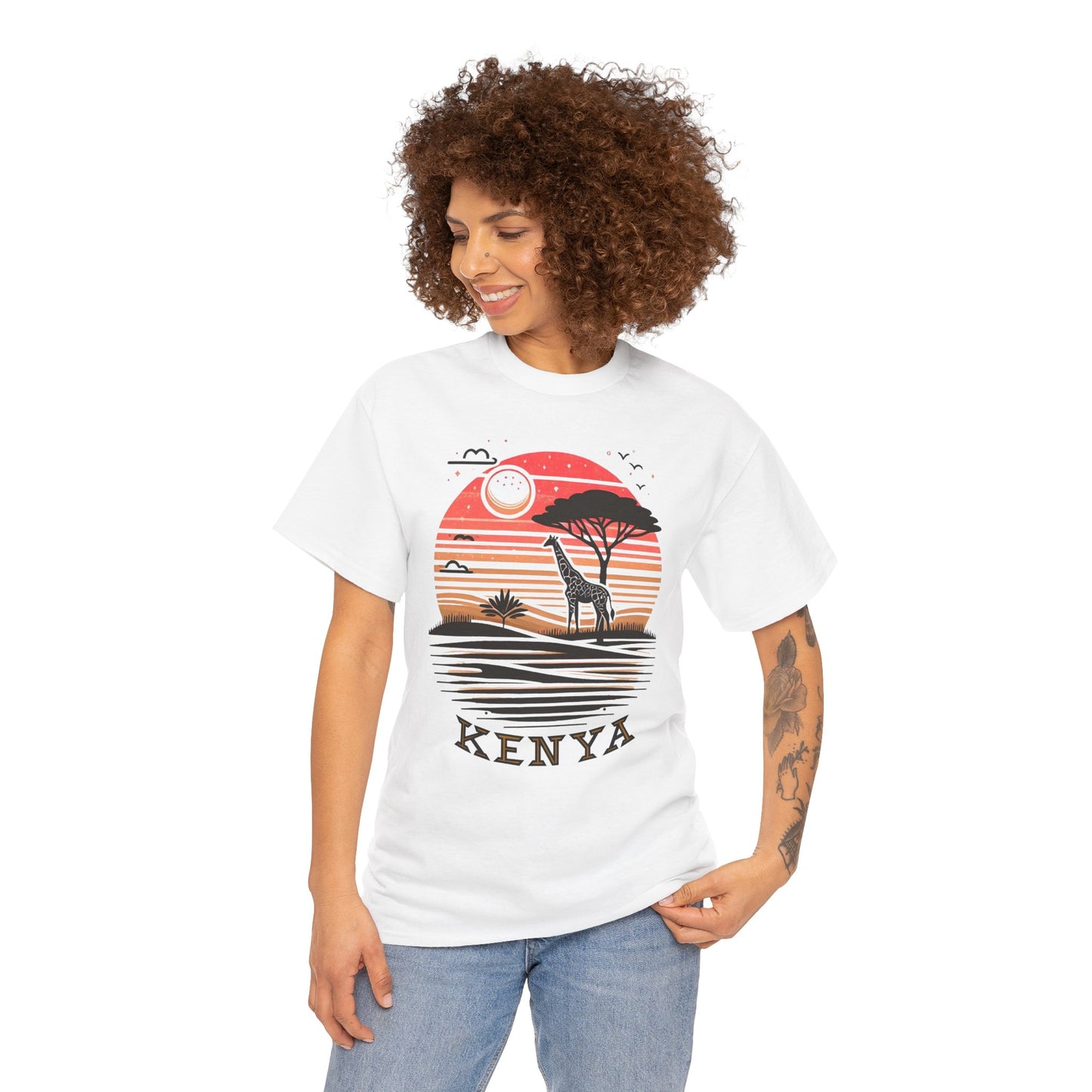 Kenya Landscape T-Shirt — Scenic African Savanna Graphic Tee