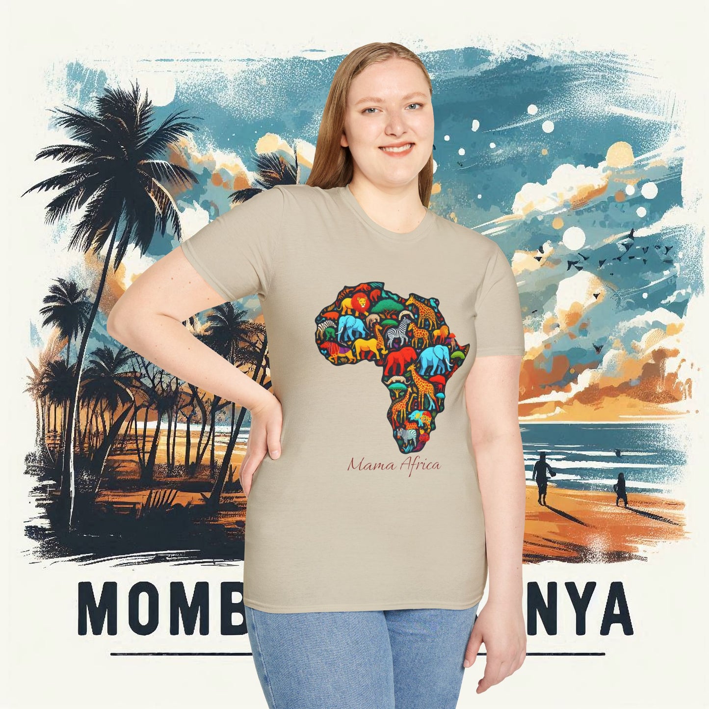 Mama Africa   Unisex Softstyle T-Shirt