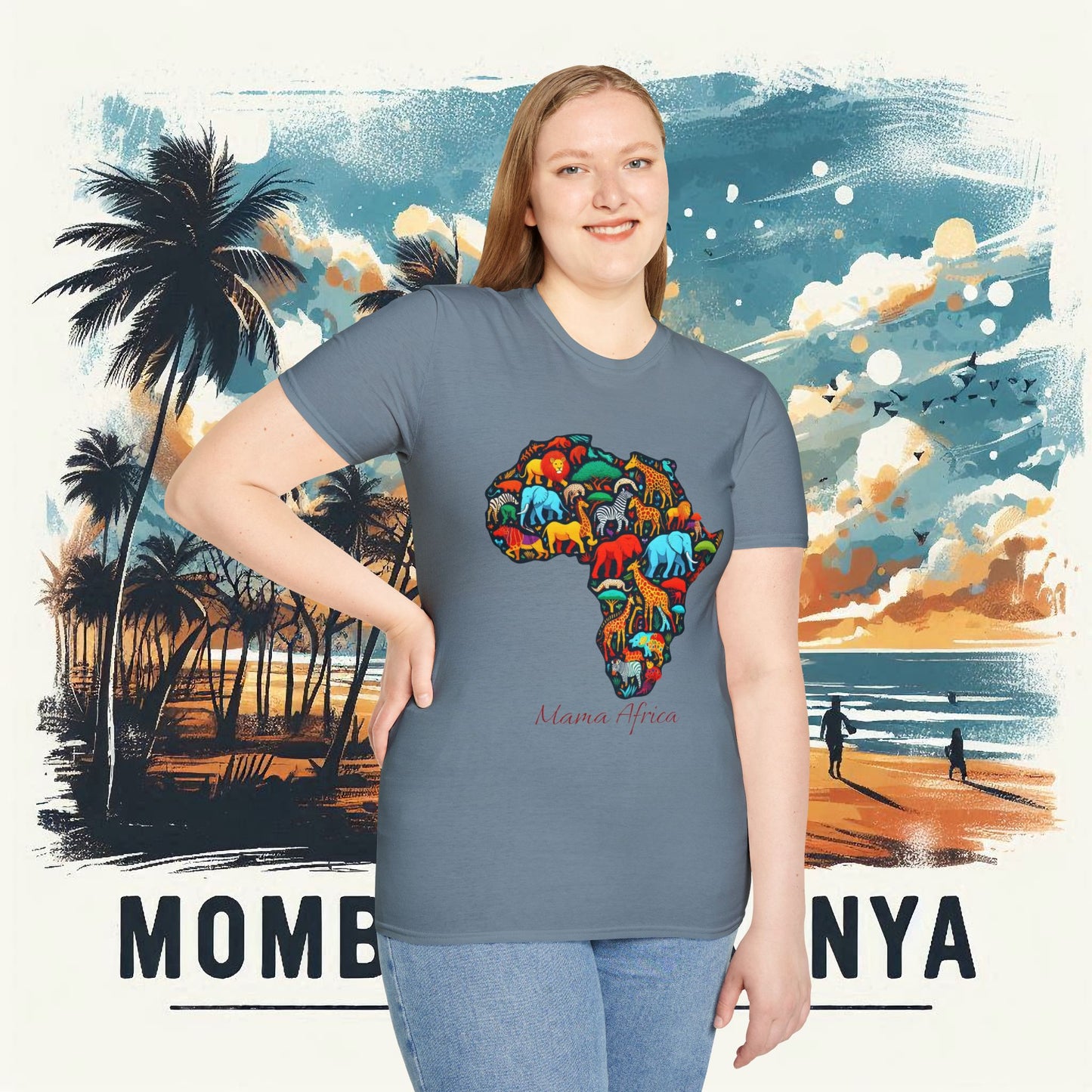 Mama Africa   Unisex Softstyle T-Shirt