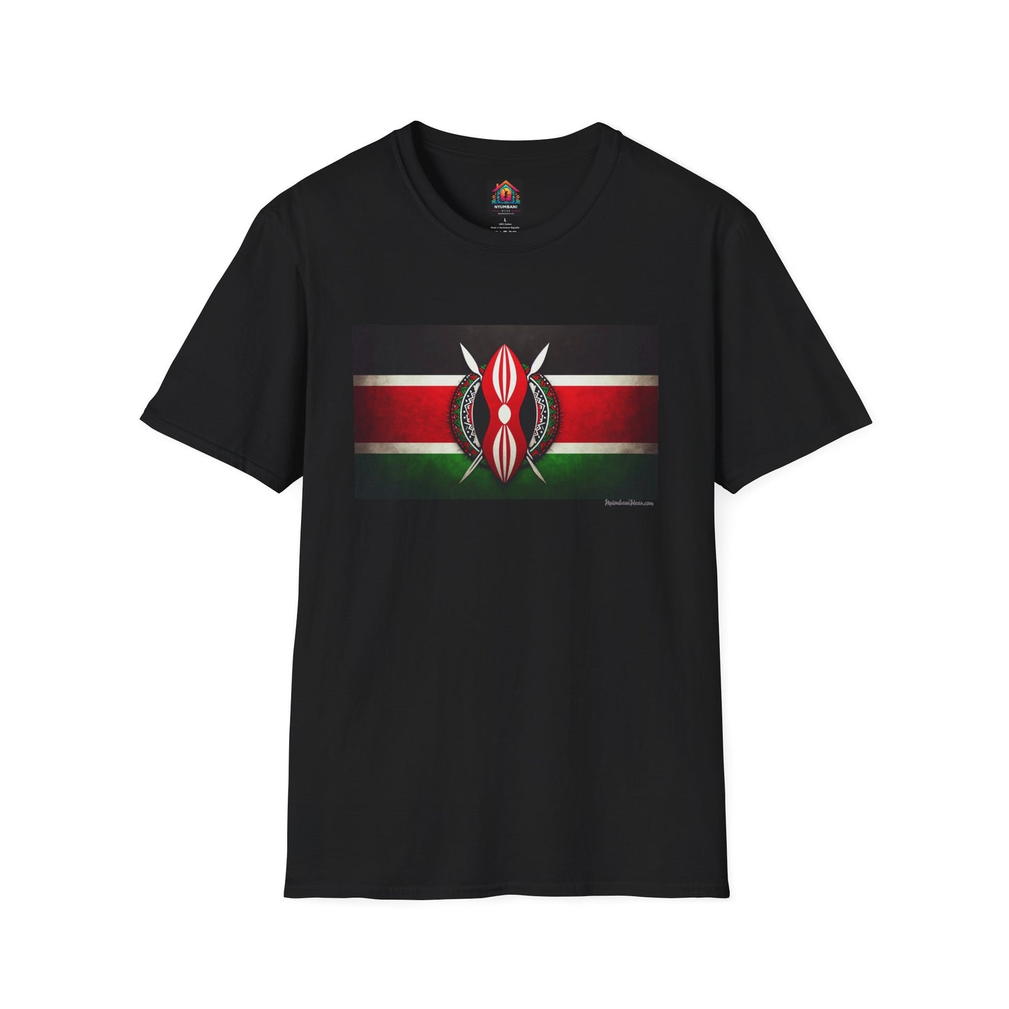 Kenyan Faded Flag T-Shirt - Show Your Kenyan Pride