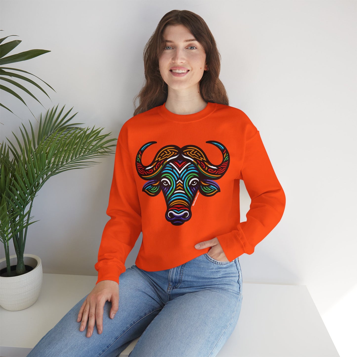 Buffalo African Bead Unisex Sweatshirt