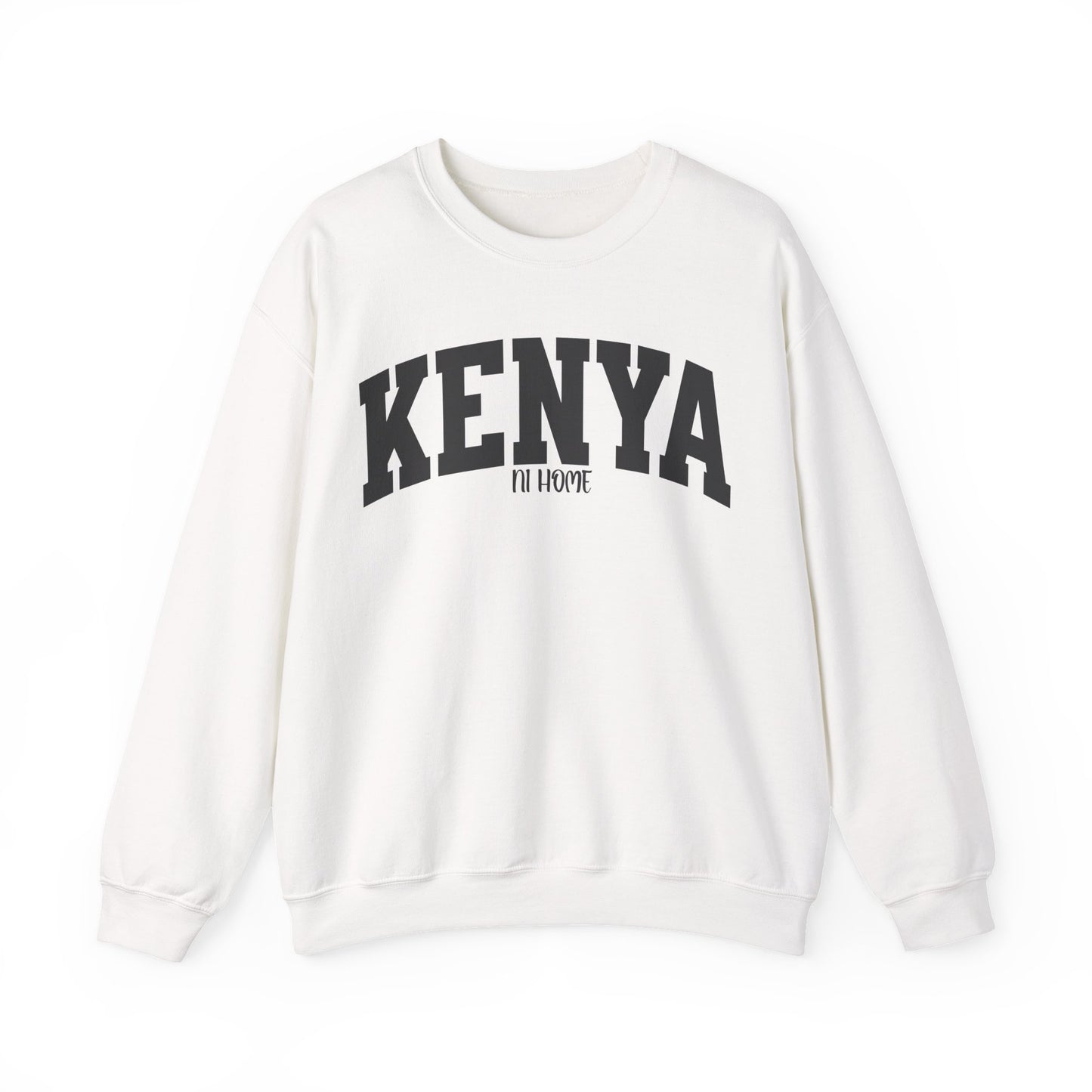 Kenya Campus Crewneck Sweatshirt — Vintage Collegiate Kenya Pullover