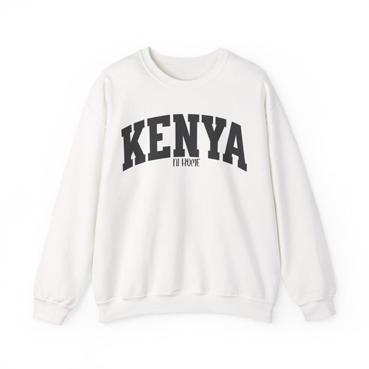 Kenya Campus Crewneck Sweatshirt — Vintage Collegiate Kenya Pullover
