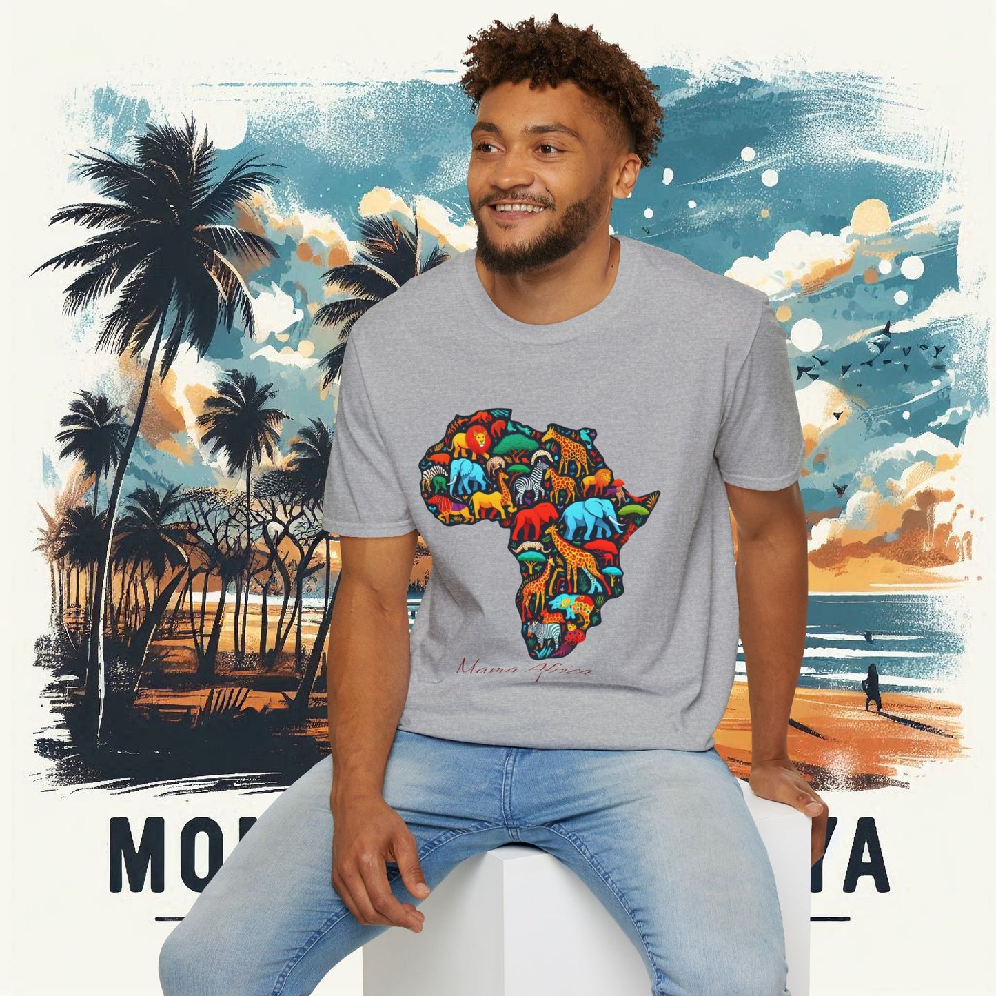 Mama Africa   Unisex Softstyle T-Shirt