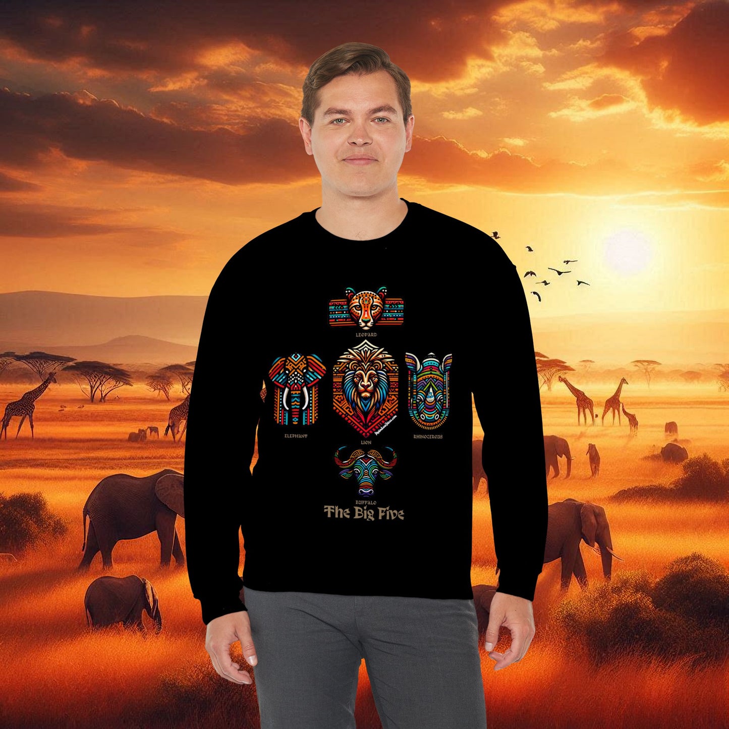 Big Five Sweatshirt   Unisex Heavy Blend™ Crewneck Sweatshirt