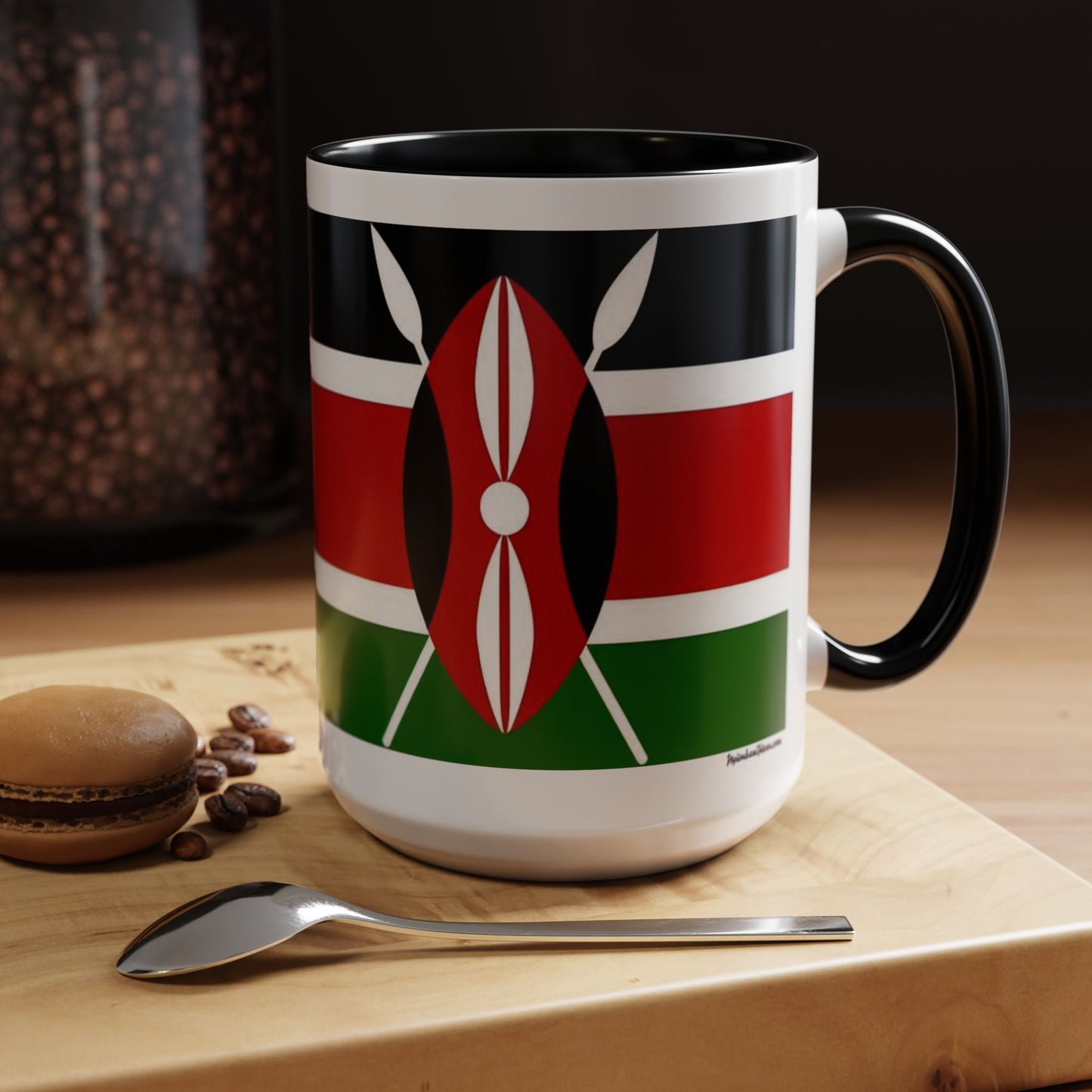 Kenyan Flag Accent Coffee Mug | 11oz & 15oz