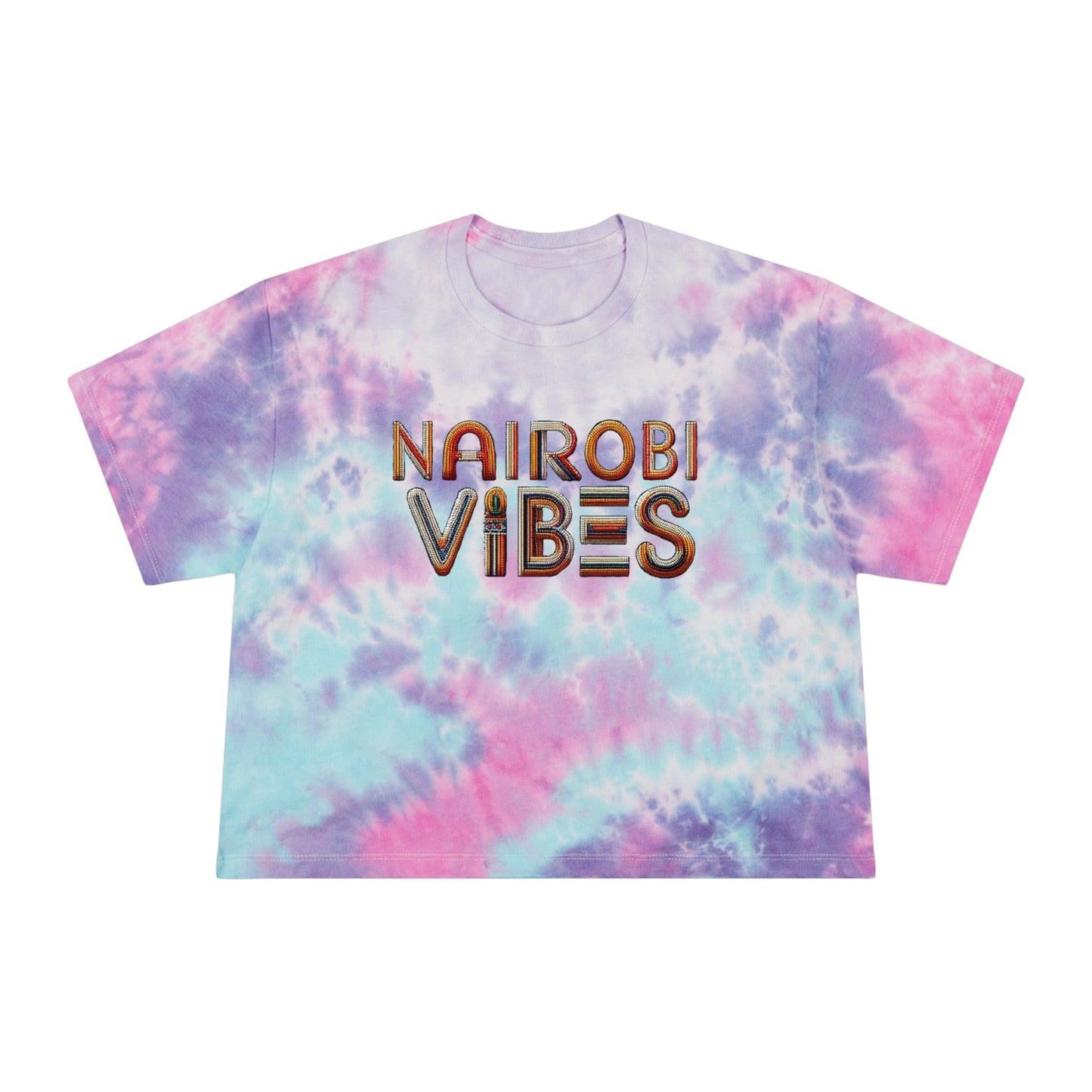Nairobi Vibes Tie-Dye Crop Tee