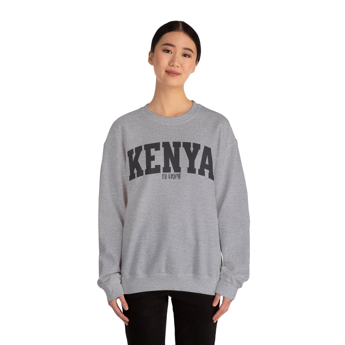 Kenya Campus Crewneck Sweatshirt — Vintage Collegiate Kenya Pullover