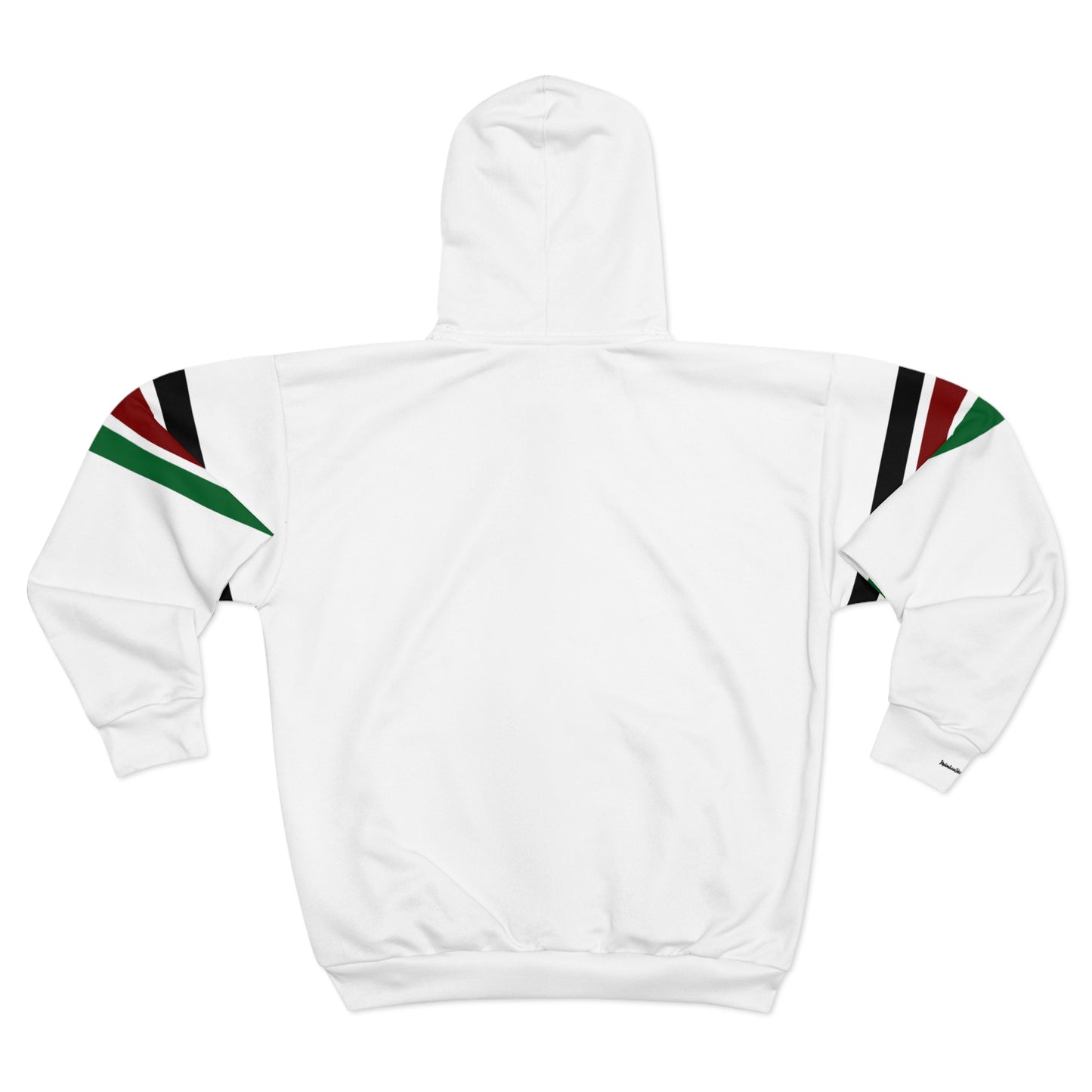 Kenyan Striped Sleeve Zip Hoodie