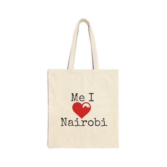 Nairobi Heart Canvas Tote