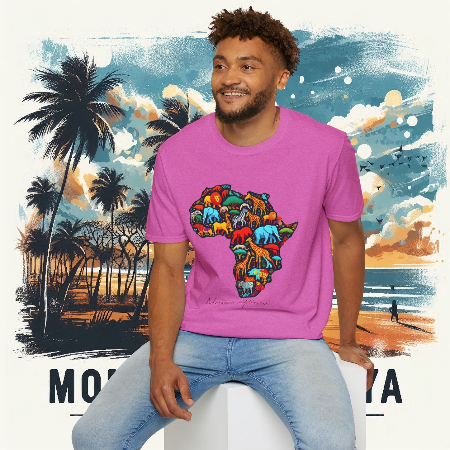 Mama Africa   Unisex Softstyle T-Shirt