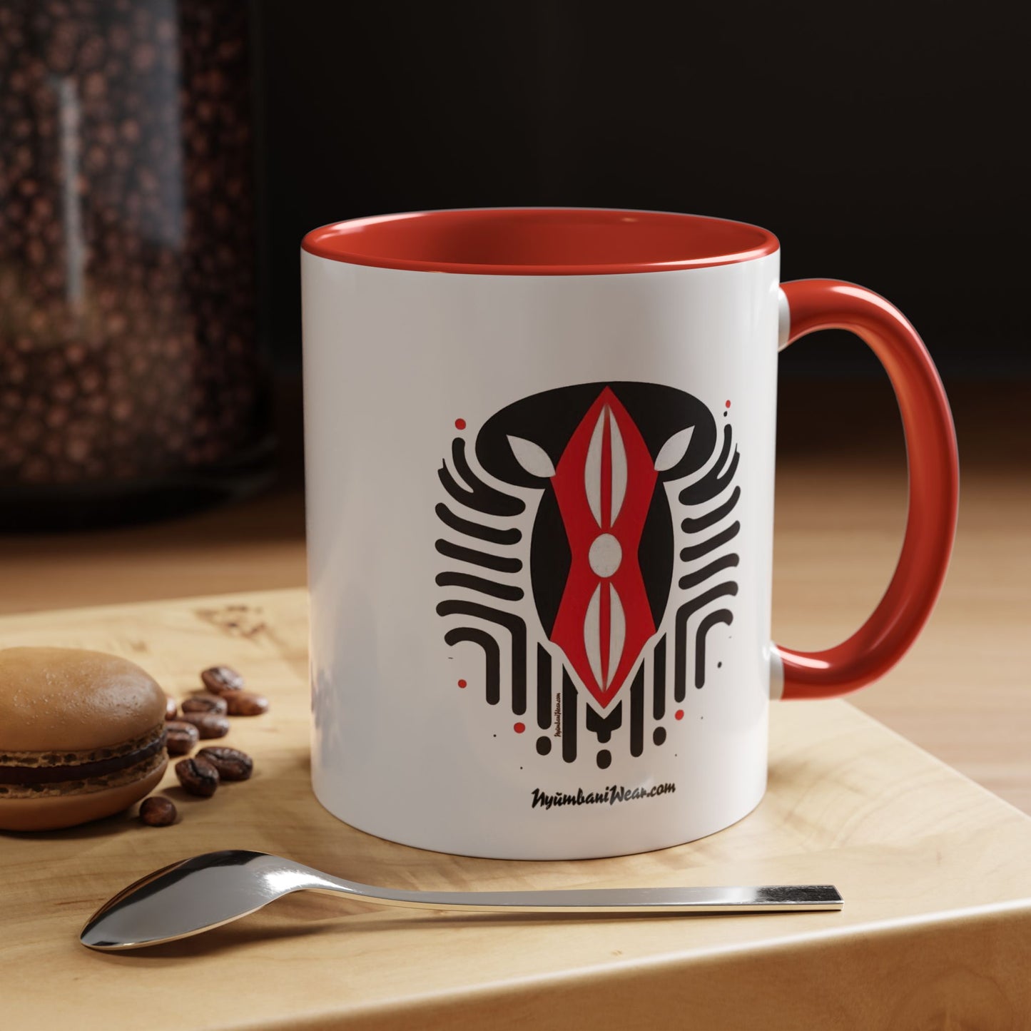 Kenyan Graphic Coffee Mug - Kenyan Tea Coffee