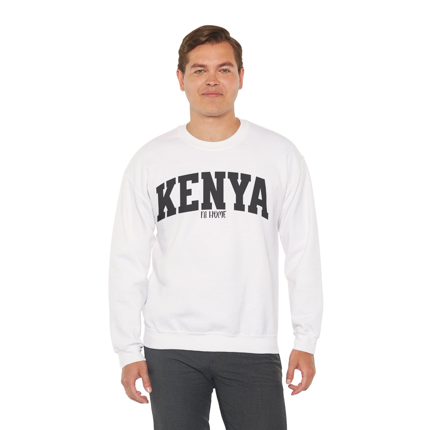 Kenya Campus Crewneck Sweatshirt — Vintage Collegiate Kenya Pullover