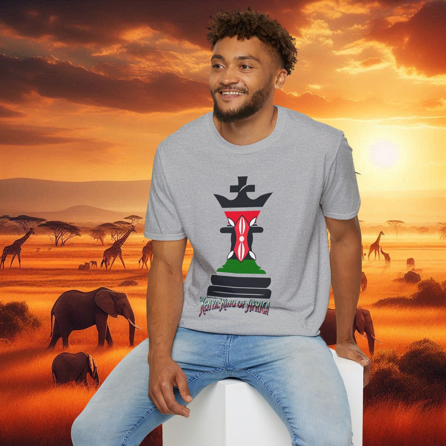 Kenya King of Africa Elevation T-Shirt