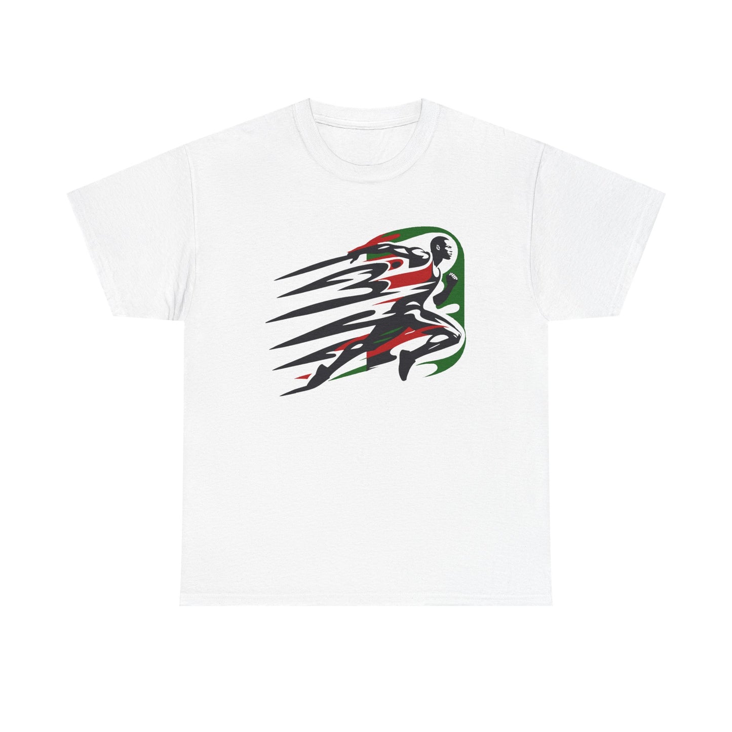 Kenyan Runner T-Shirt — Athletic Kenya Track Graphic Tee