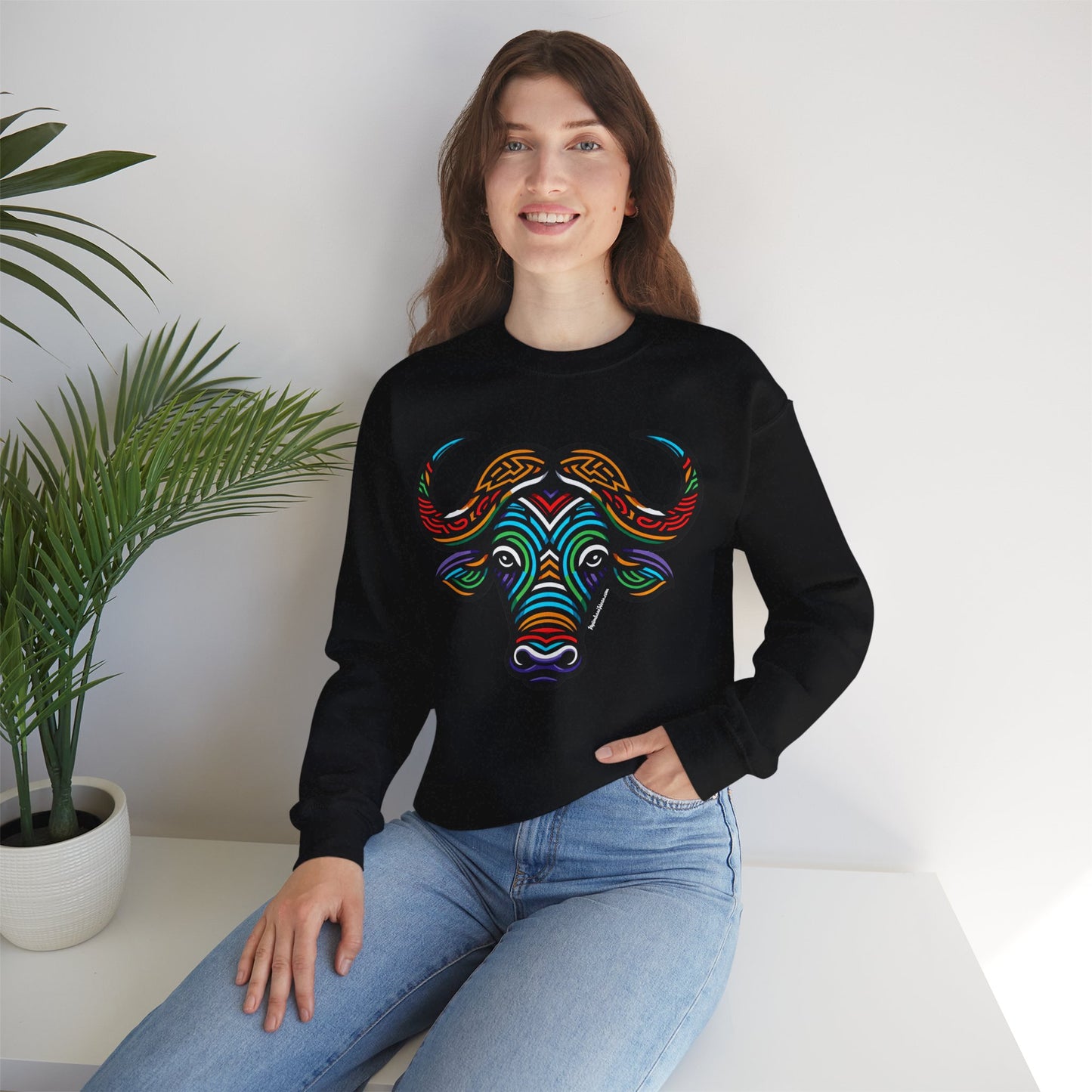Buffalo African Bead Unisex Sweatshirt