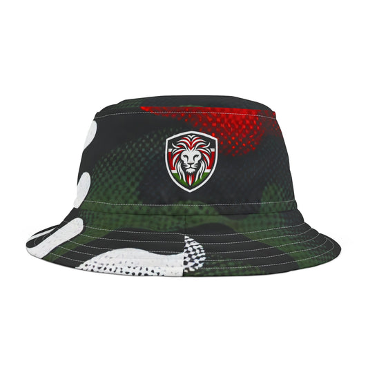 Kenyan Camo Bucket Hat — African Camouflage AOP Outdoor Hat