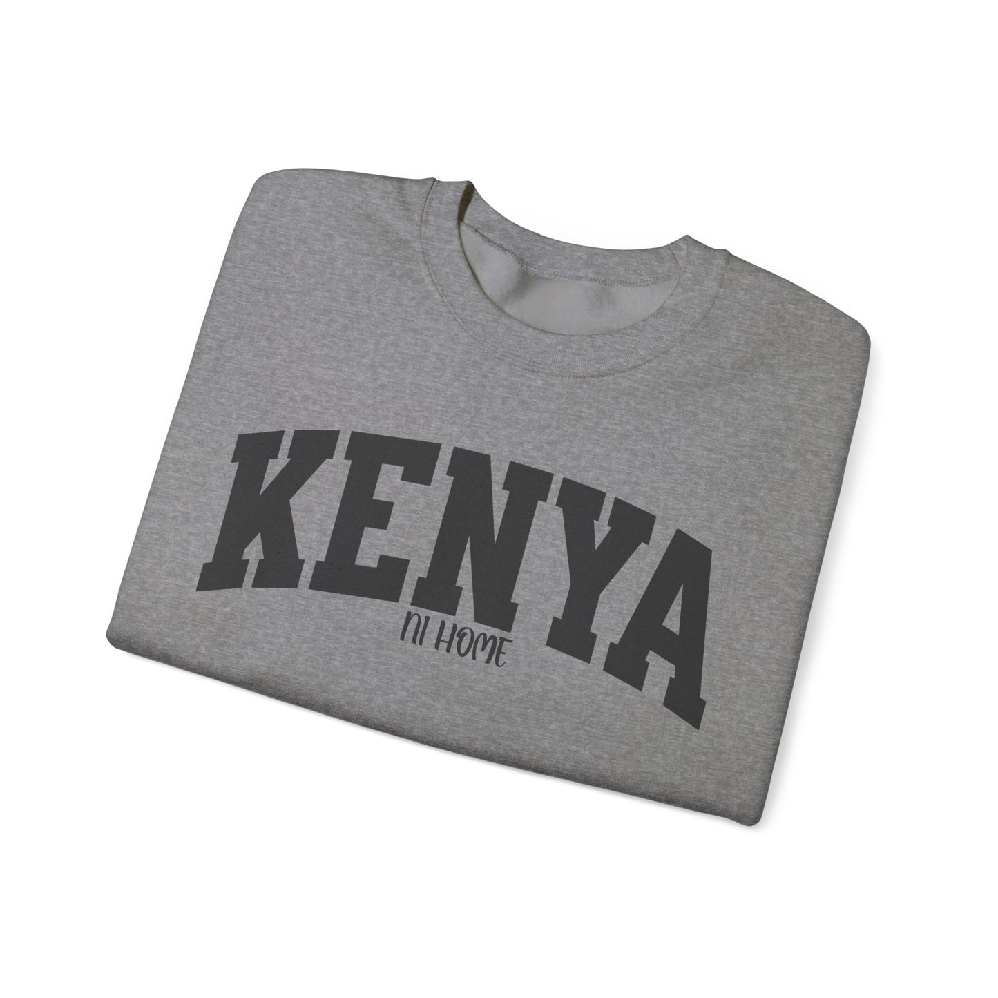 Kenya Campus Crewneck Sweatshirt — Vintage Collegiate Kenya Pullover