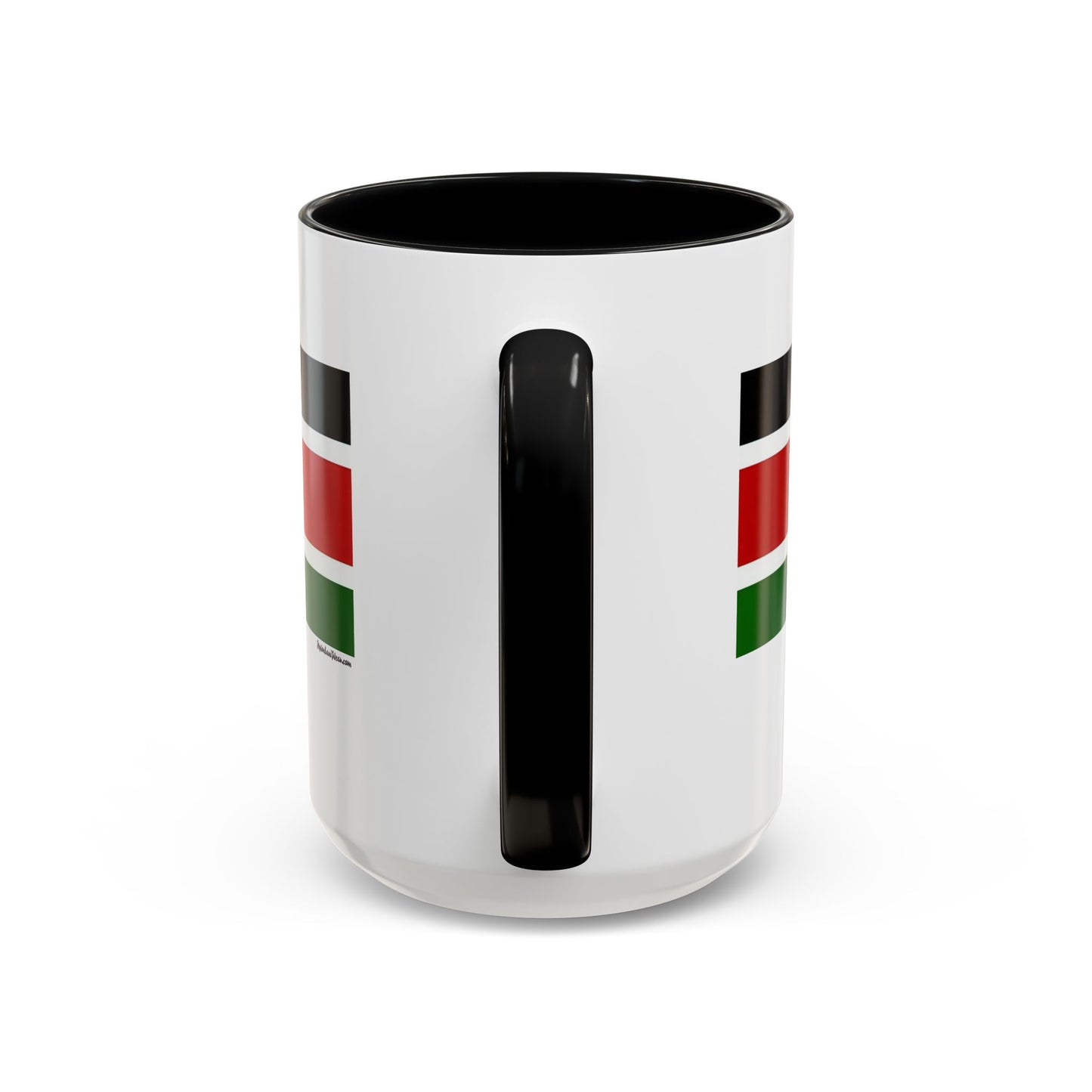 Small Kenyan Flag Accent Coffee Mug
