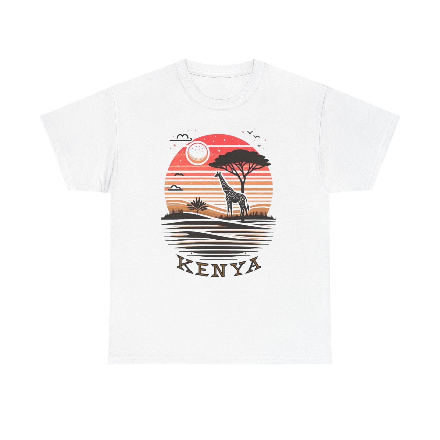 Kenya Landscape T-Shirt — Scenic African Savanna Graphic Tee