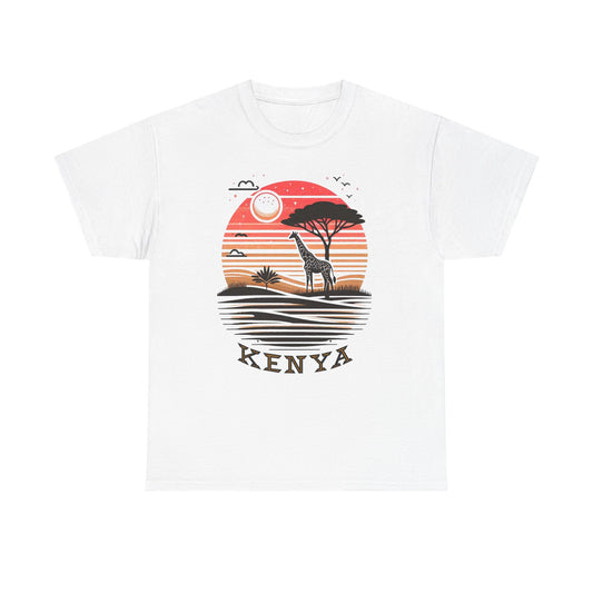 Kenya Landscape T-Shirt — Scenic African Savanna Graphic Tee