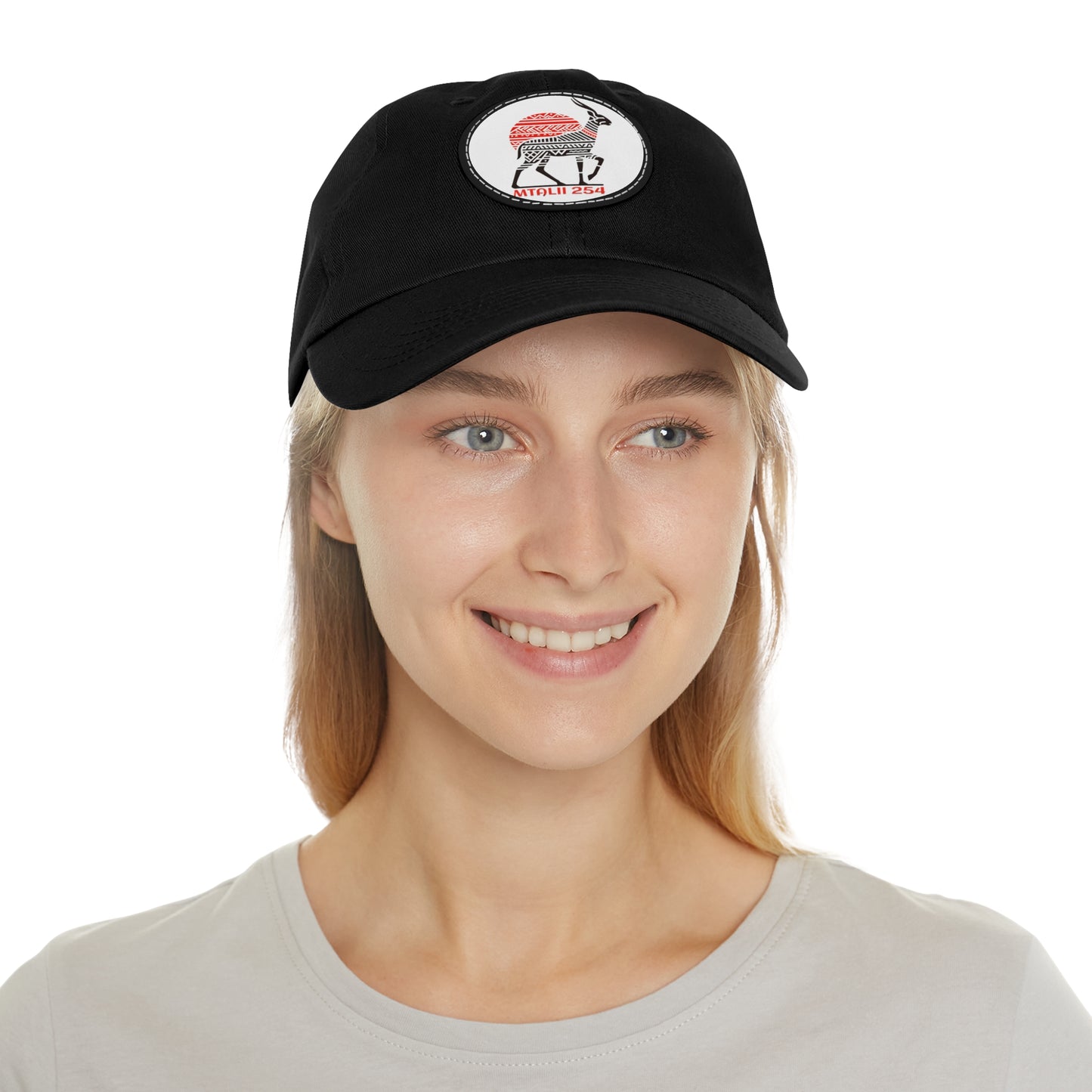 Black Impala Matali Traveler on a Leather Patch, Casual Unisex Baseball Cap