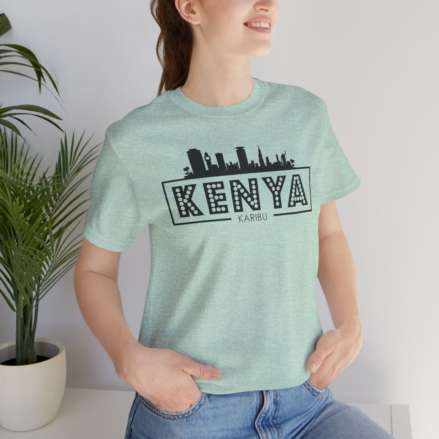 Kenya Karibu Travel Tee - Celebrate Culture & Travel