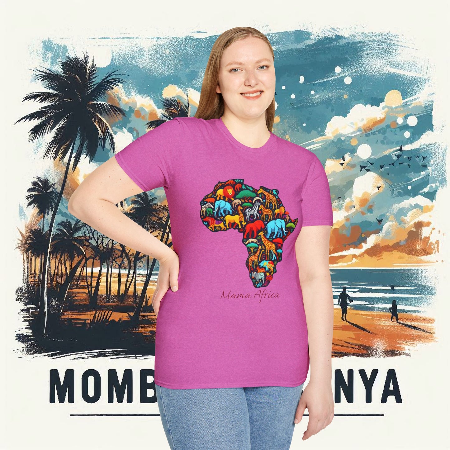 Mama Africa   Unisex Softstyle T-Shirt