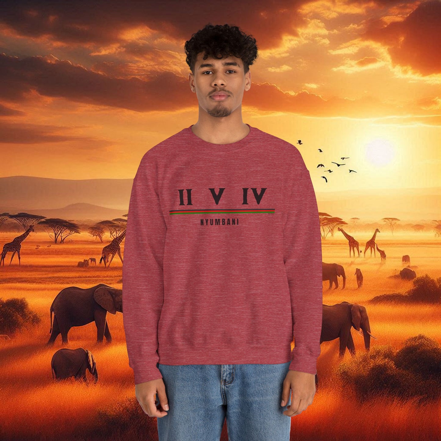 Kenyan 254 Flag Unisex Sweatshirt