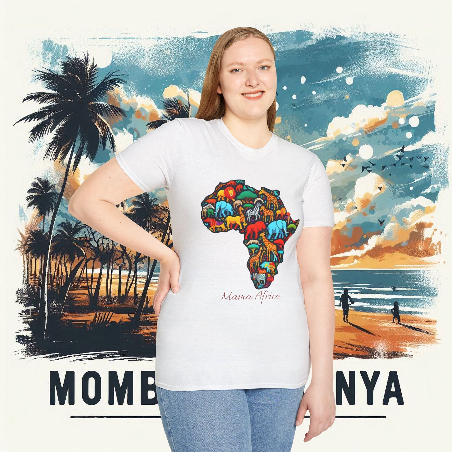 Mama Africa   Unisex Softstyle T-Shirt